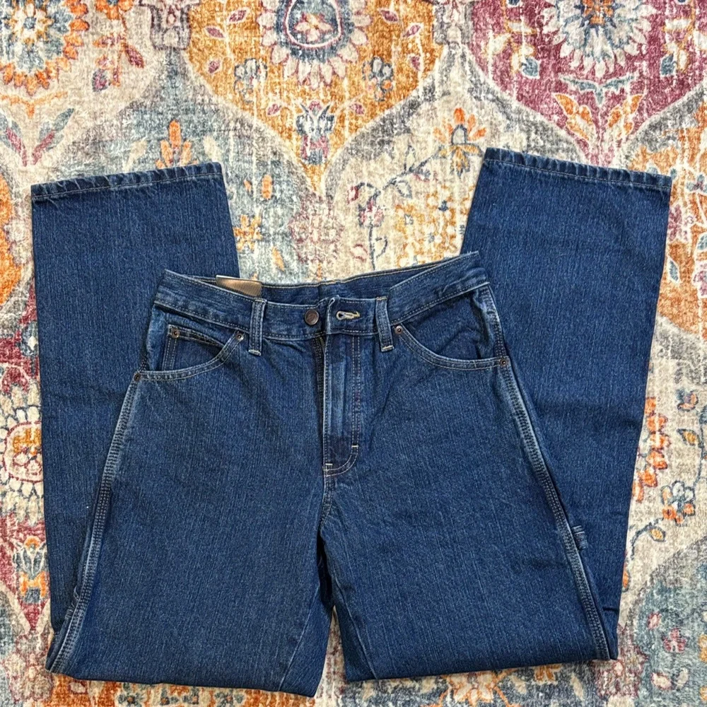 Dickies Men's Relaxed Fit Dark Blue Jeans - Picture 4 of 5
